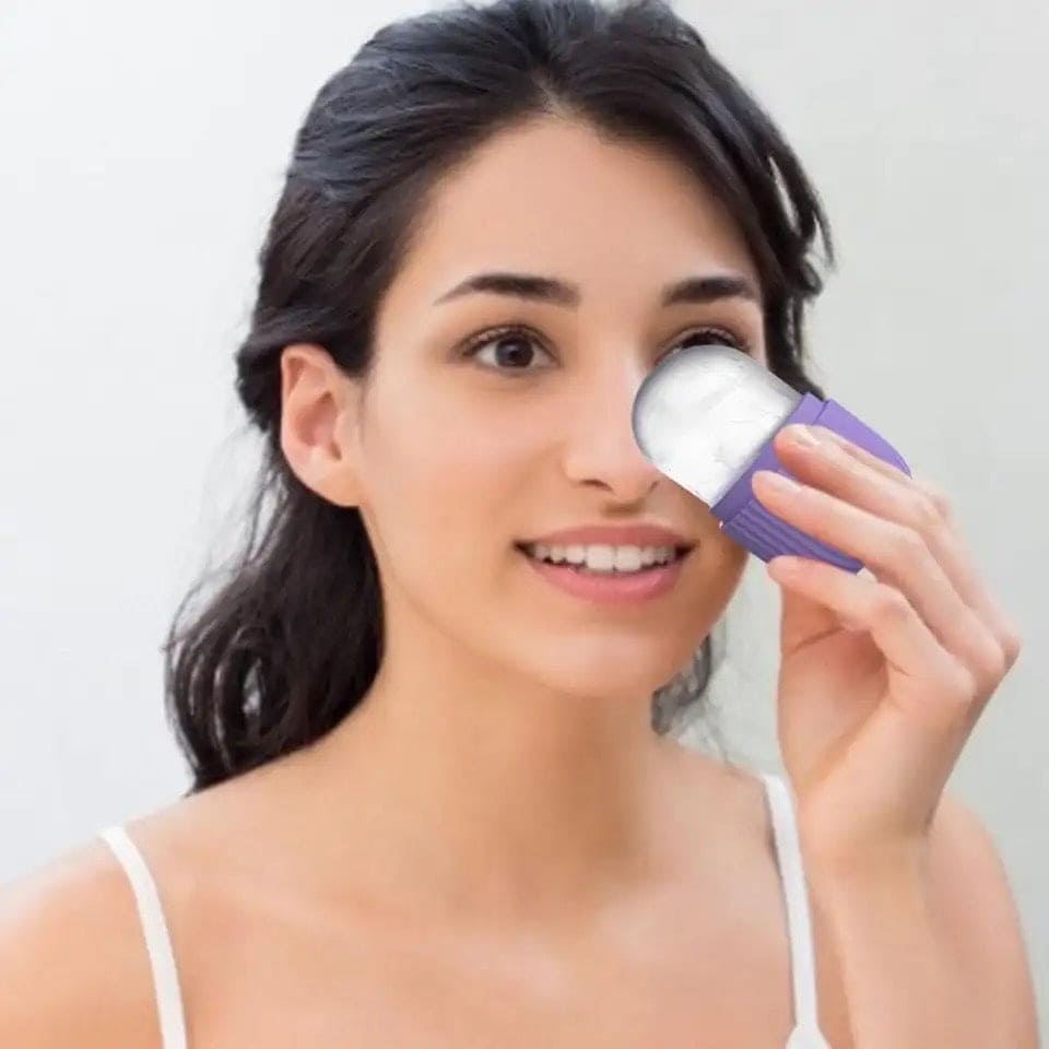 Silicone Capsule Ice Massager, Face Beauty Lifting Tool, Contouring Acne Eye Skin Educe Massager Roller, Silicone Freezing Beauty Swelling Face Massager Moisturizing Washable Oven Icing Mould Silicone Capsule Ice Massager, Face Beauty Lifting Tool, Contouring Acne Eye Skin Educe Massager Roller, Silicone Freezing Beauty Swelling Face Massager Moisturizing Washable Oven Icing Mould